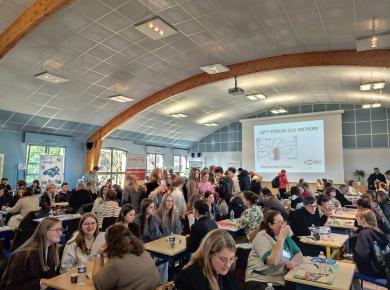 Le lycée Jean XXIII au forum du collège Bobée