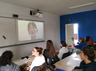 Chine en visoconférence - Lycée Jean XXIII