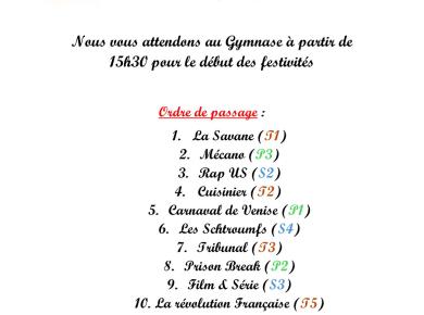 Carnaval - 2025 - Lycée Jean 23